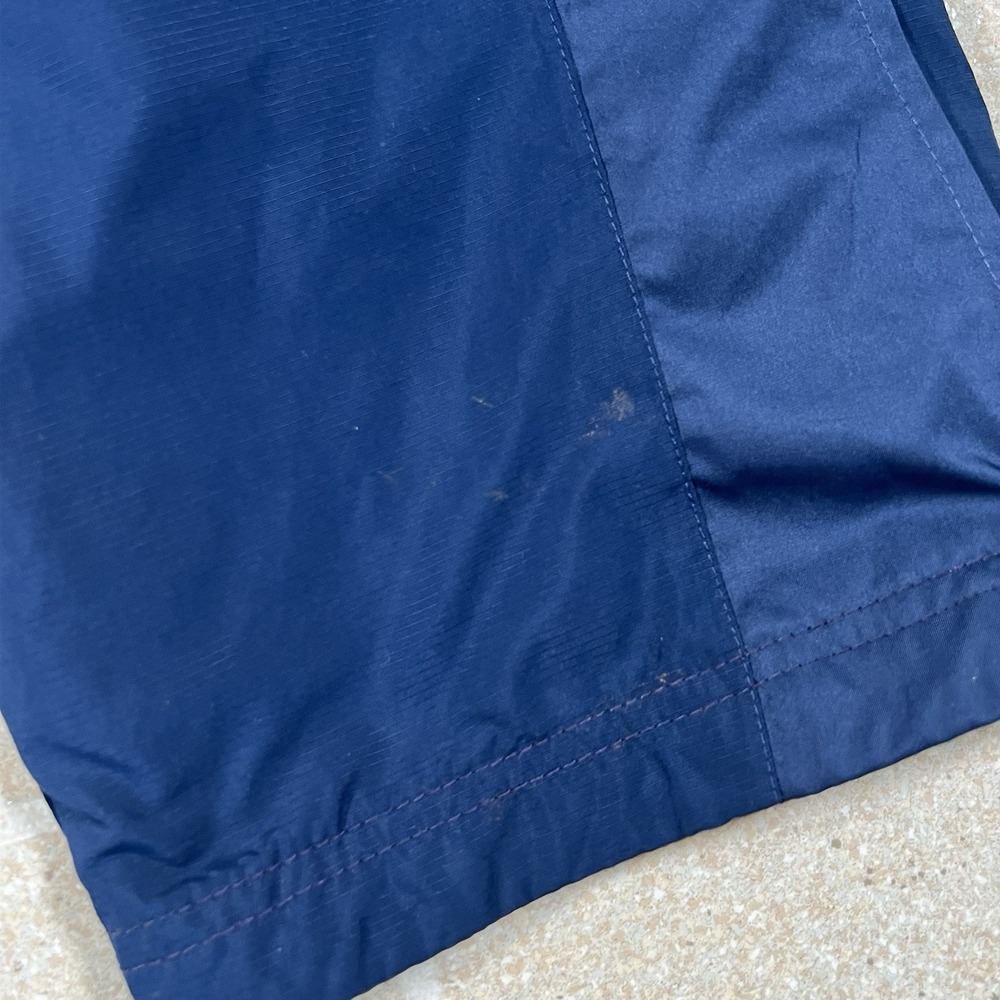 Adidas Vintage Y2K Track Suit Men's Size Sz L Nylon Windbreaker Navy Blue - Picture 12 of 16